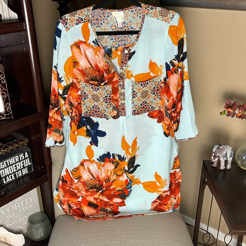 Fig and Flower tunic.